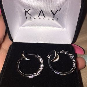 Sterling Silver Hoops- Kay Jewelers